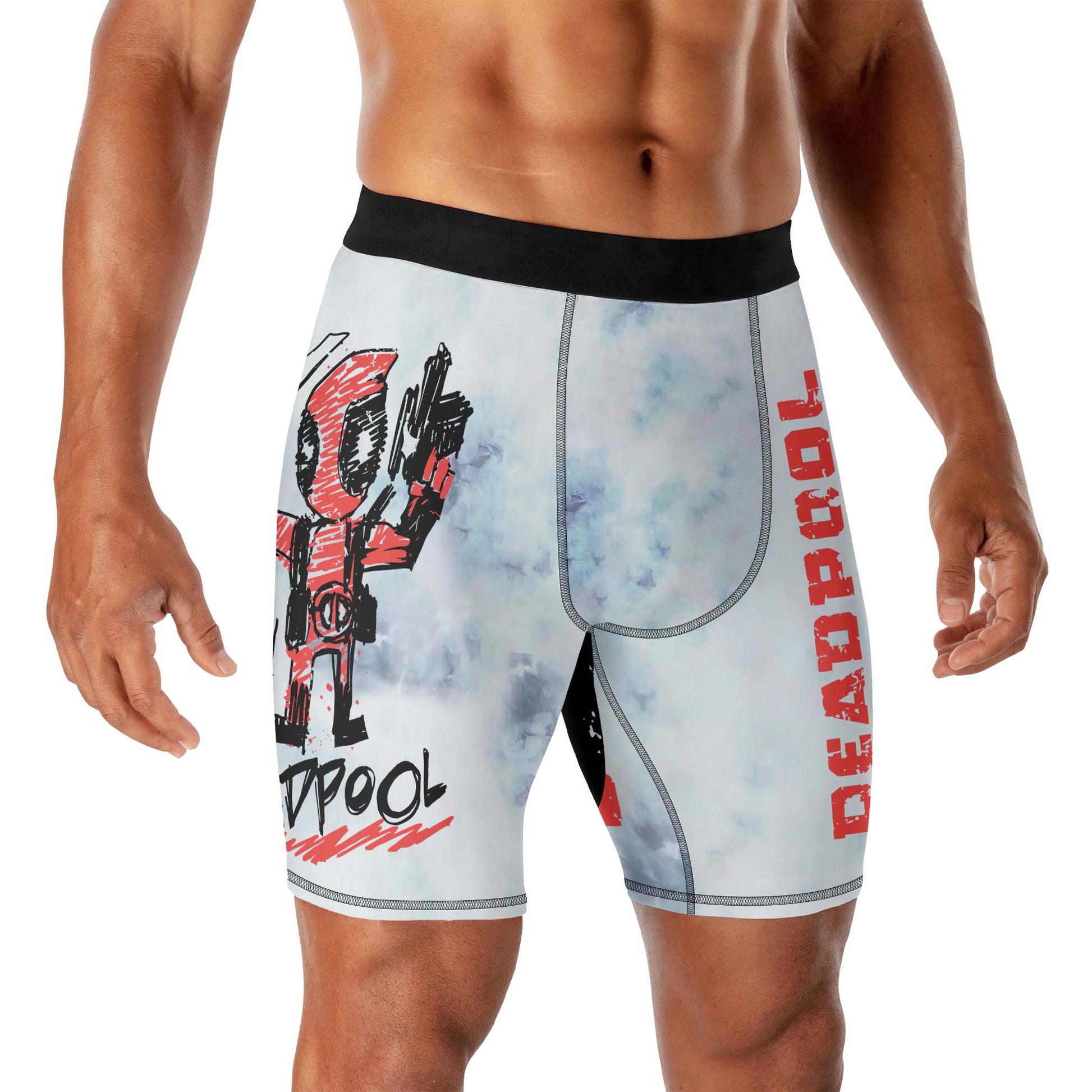 Deadpool Number 1 Dad Compression Shorts