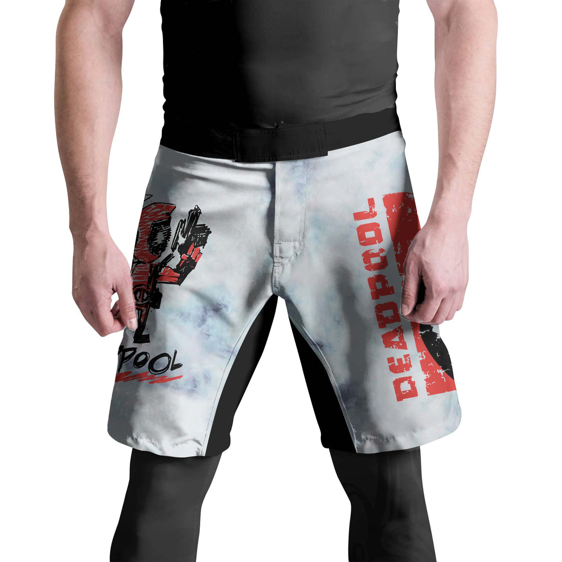 Deadpool Number 1 Dad Fight Shorts