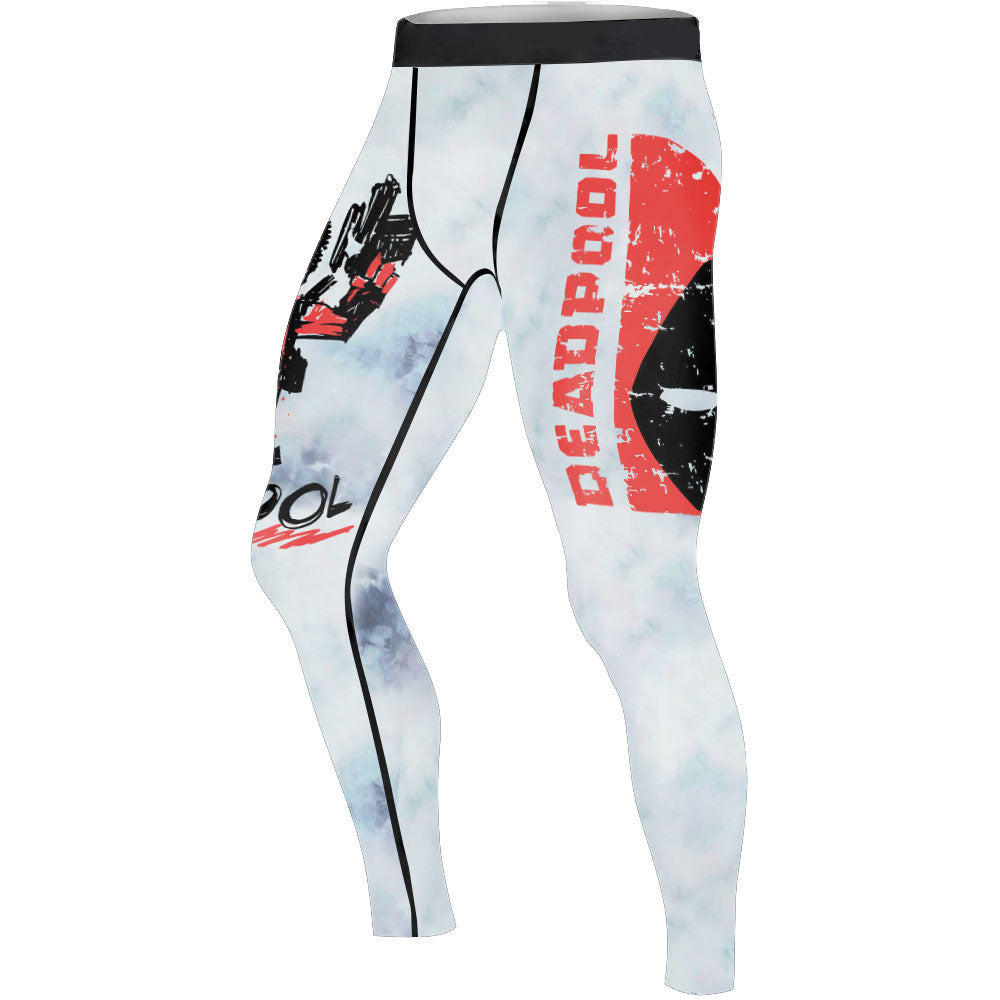 Deadpool Number 1 Dad Men's Compression Leggings