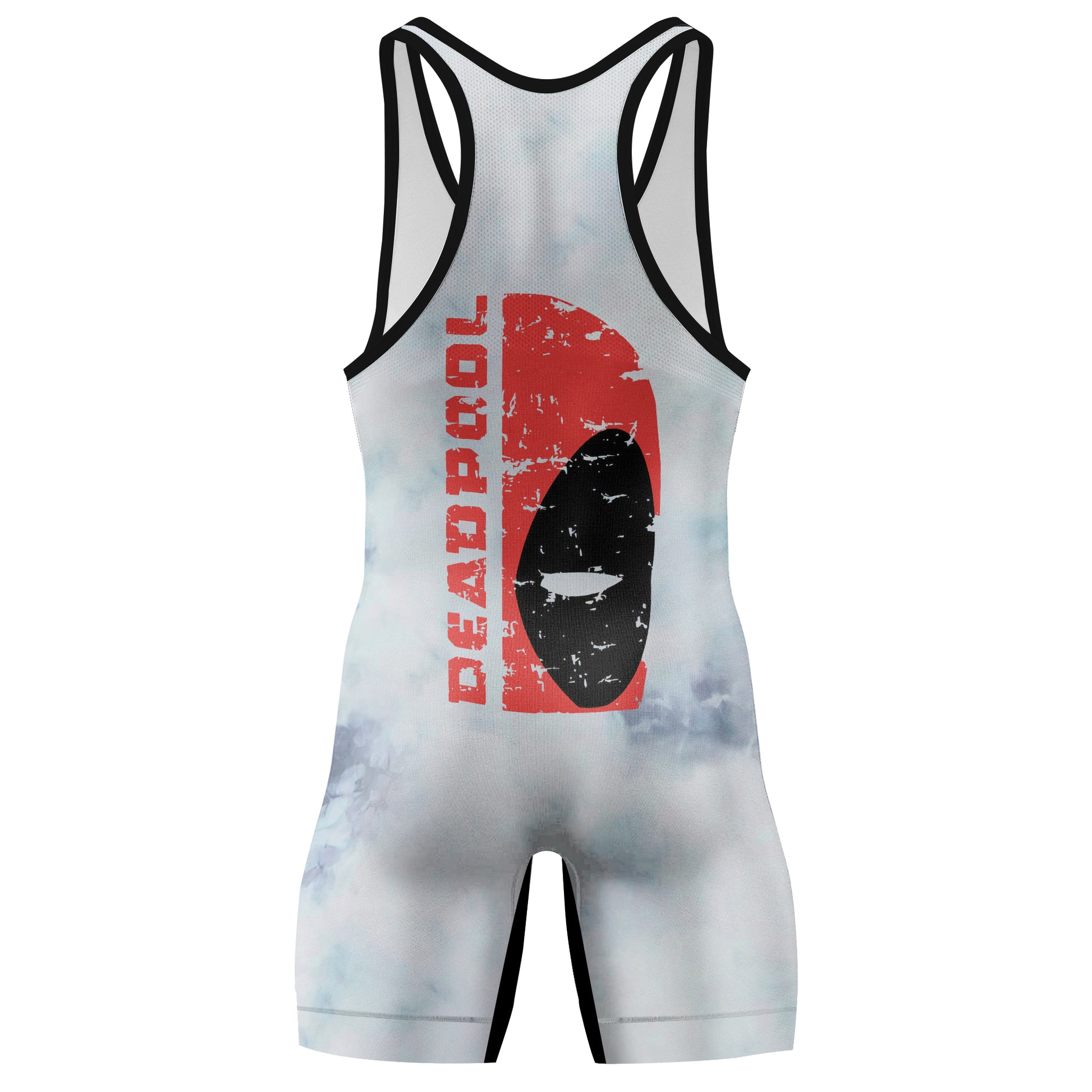 Deadpool Number 1 Dad Wrestling Singlet