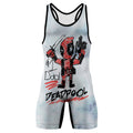 Deadpool Number 1 Dad Wrestling Singlet