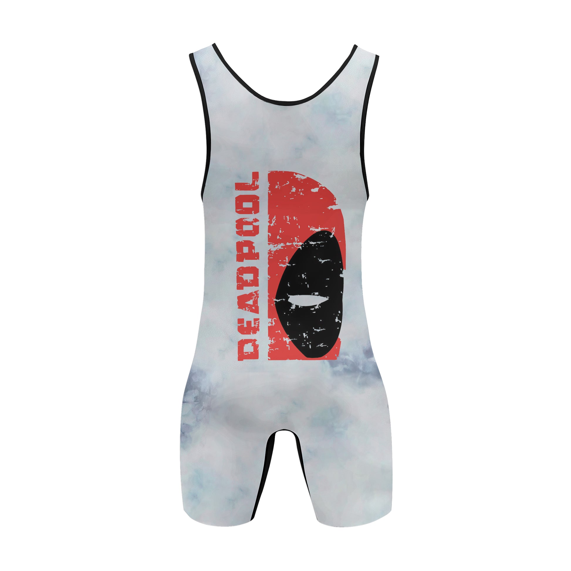 Deadpool Number 1 Dad Wrestling Singlet
