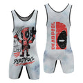 Deadpool Number 1 Dad Wrestling Singlet