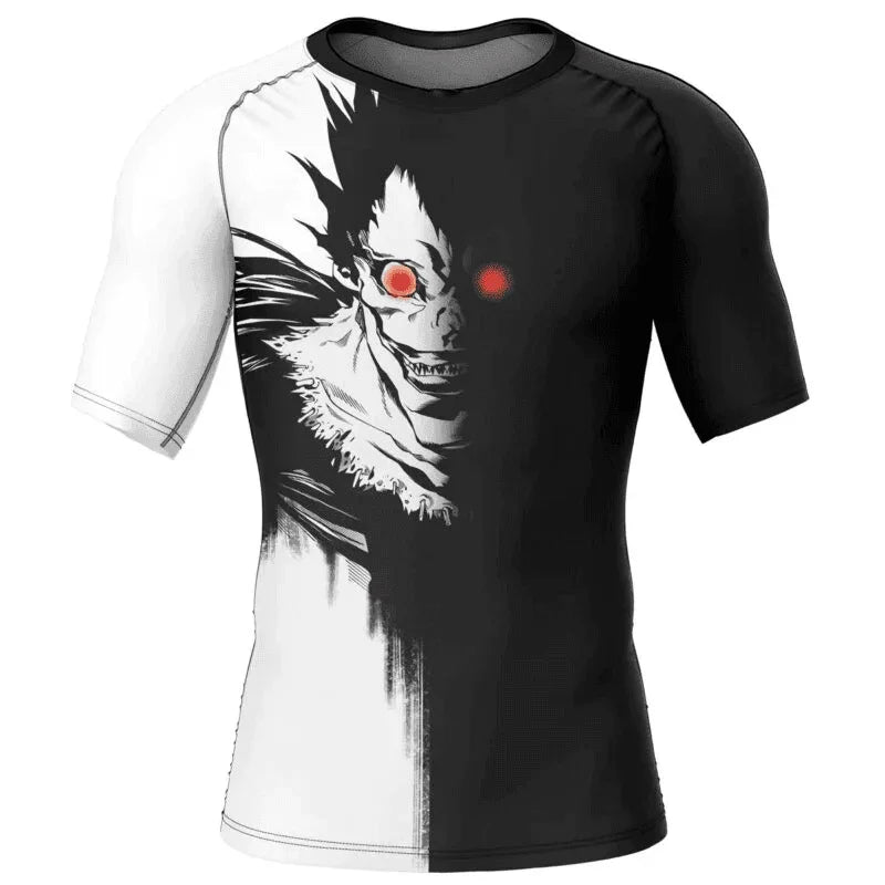 Death Note Ryuk The God Of Death Rash Guard | Anime Rash Guard