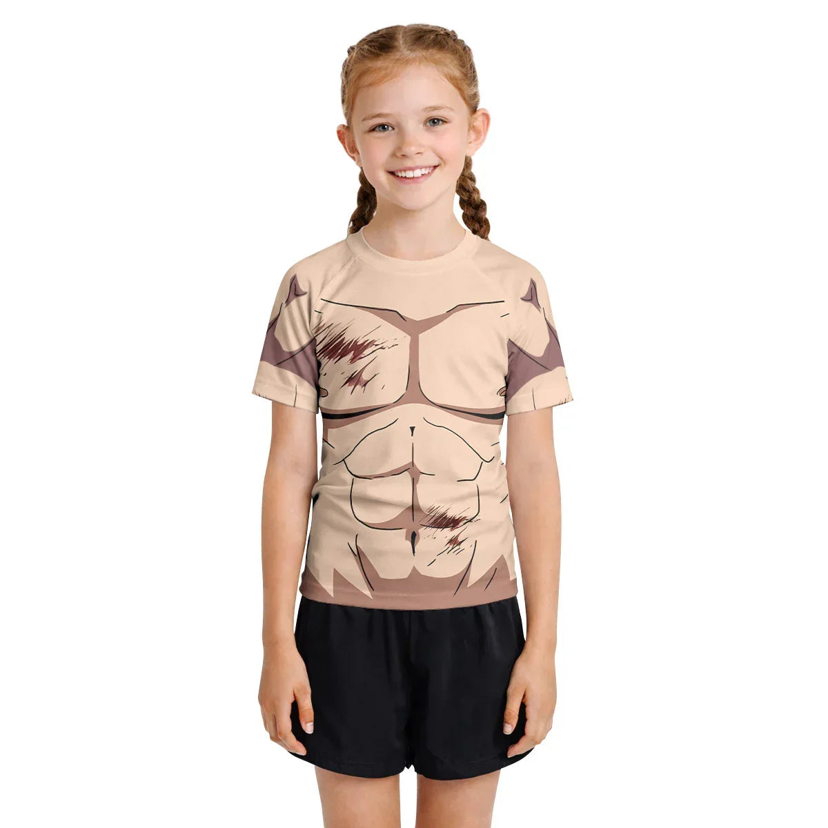 Demon Slayer Inosuke Kids Rash Guard