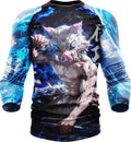 Demon Slayer Inosuke Long Sleeve Rash Guard