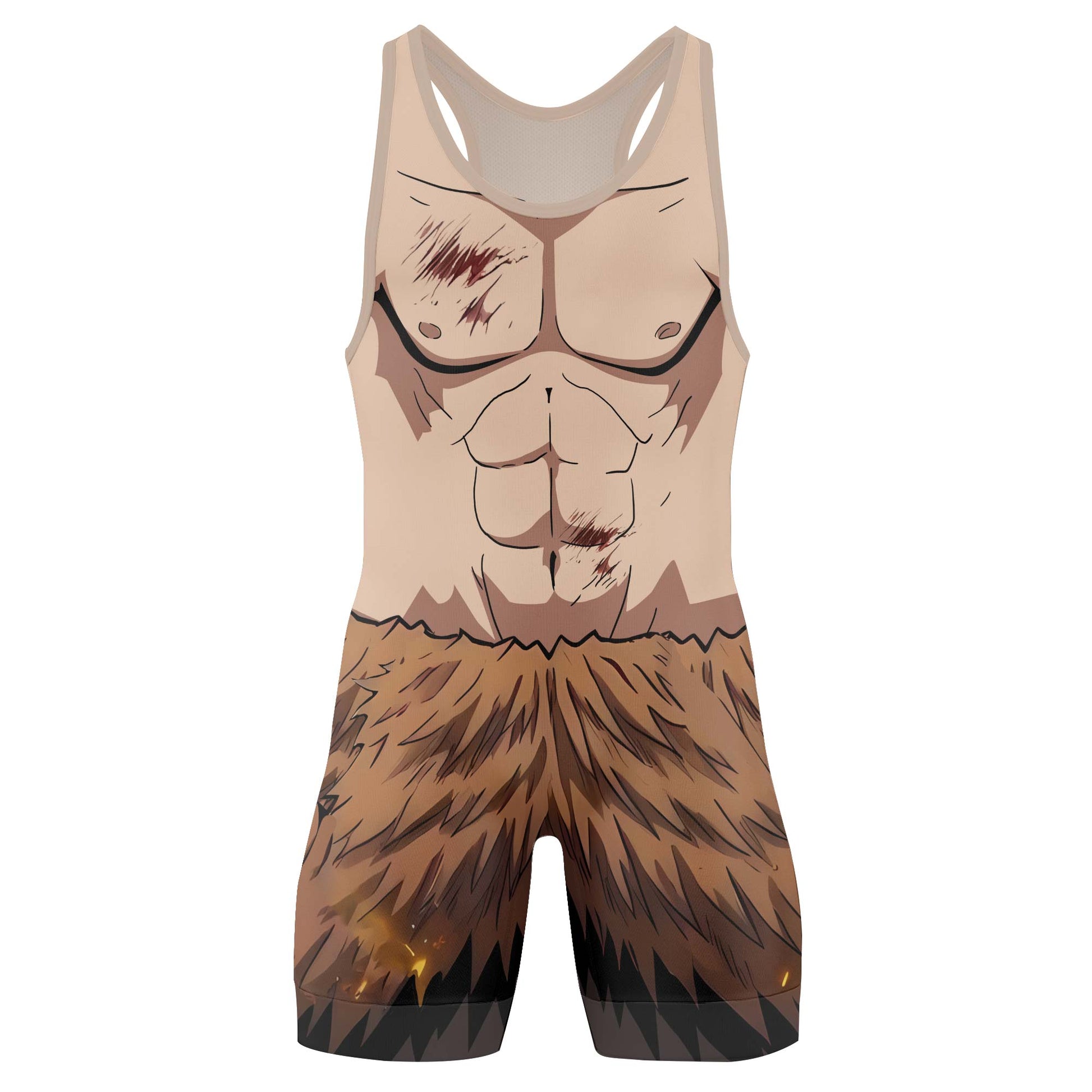 Demon Slayer Inosuke Wrestling Singlet