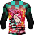 Demon Slayer Kamado Tanjiro Long Sleeve Rash Guard