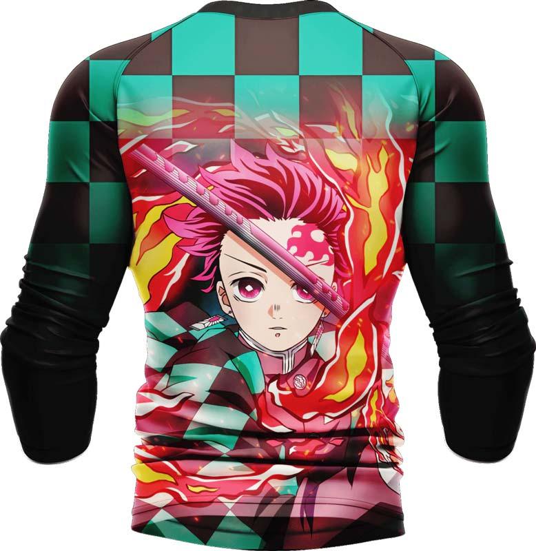 Demon Slayer Kamado Tanjiro Long Sleeve Rash Guard