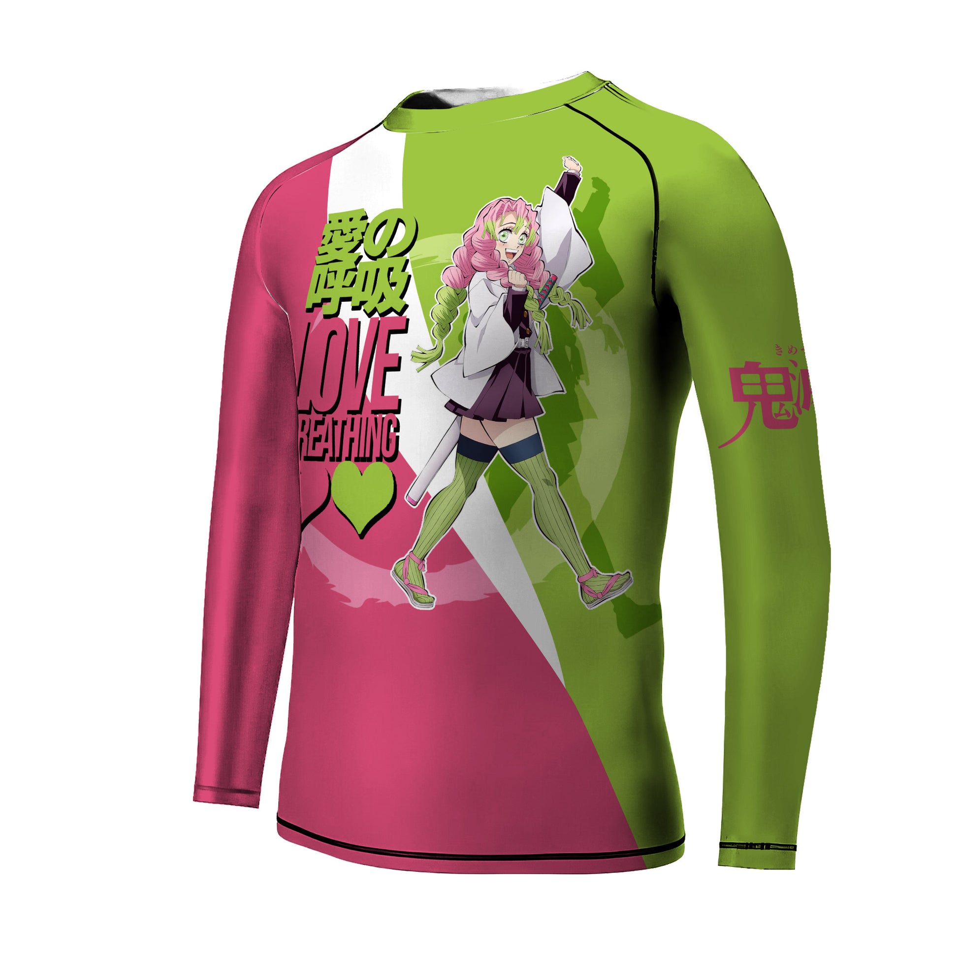 Demon Slayer Kanroji Mitsuri Kids Rash Guard