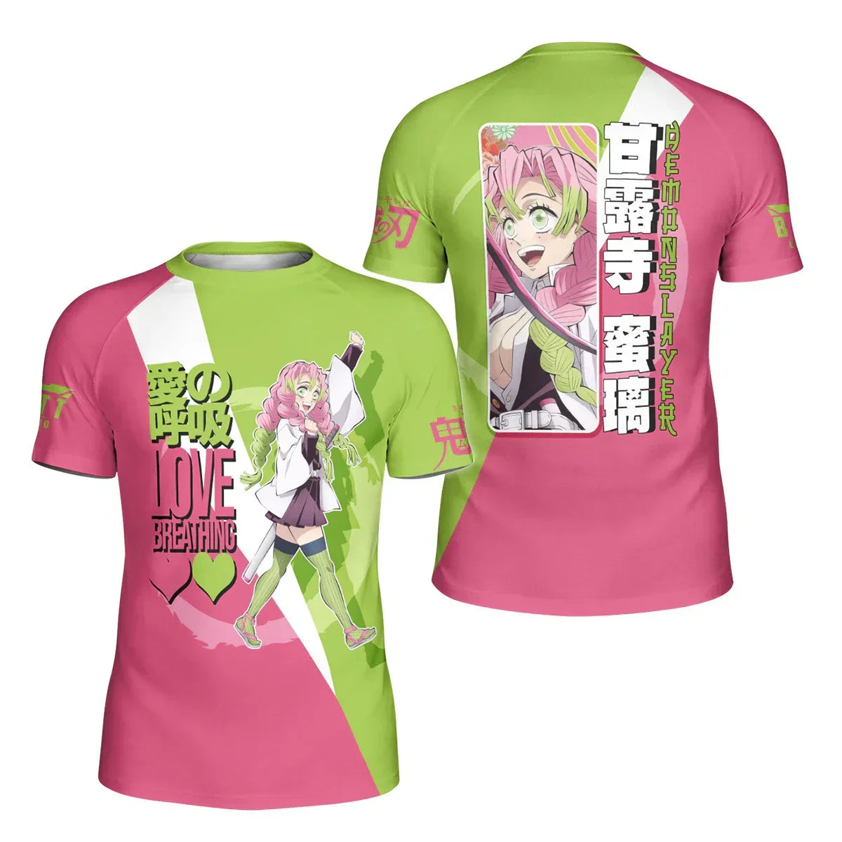 Demon Slayer Kanroji Mitsuri Kids Rash Guard