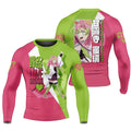 Demon Slayer Kanroji Mitsuri Rash Guard