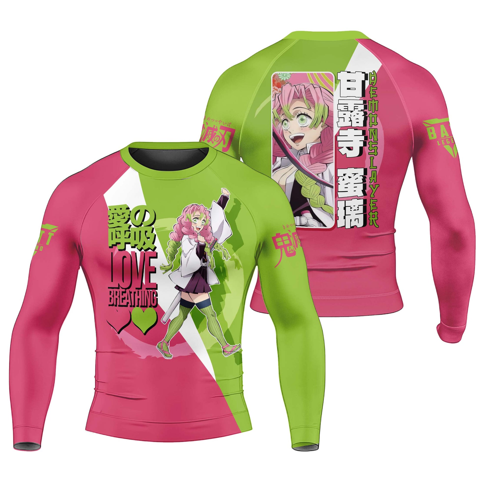 Demon Slayer Kanroji Mitsuri Rash Guard
