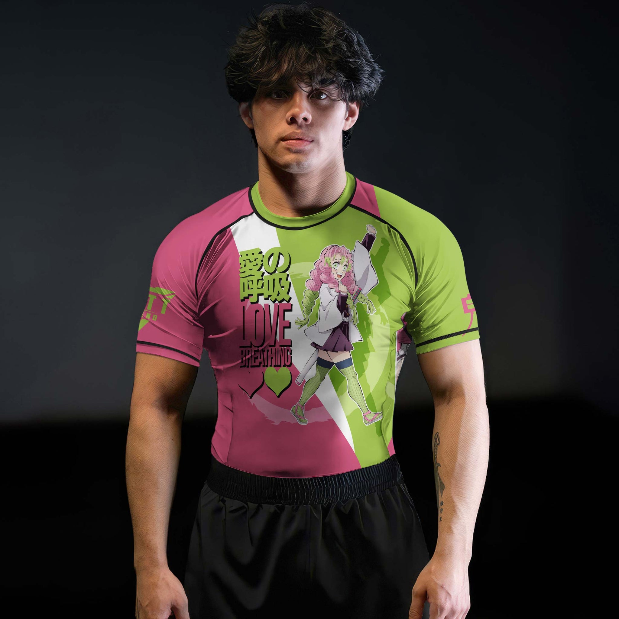 Demon Slayer Kanroji Mitsuri Rash Guard