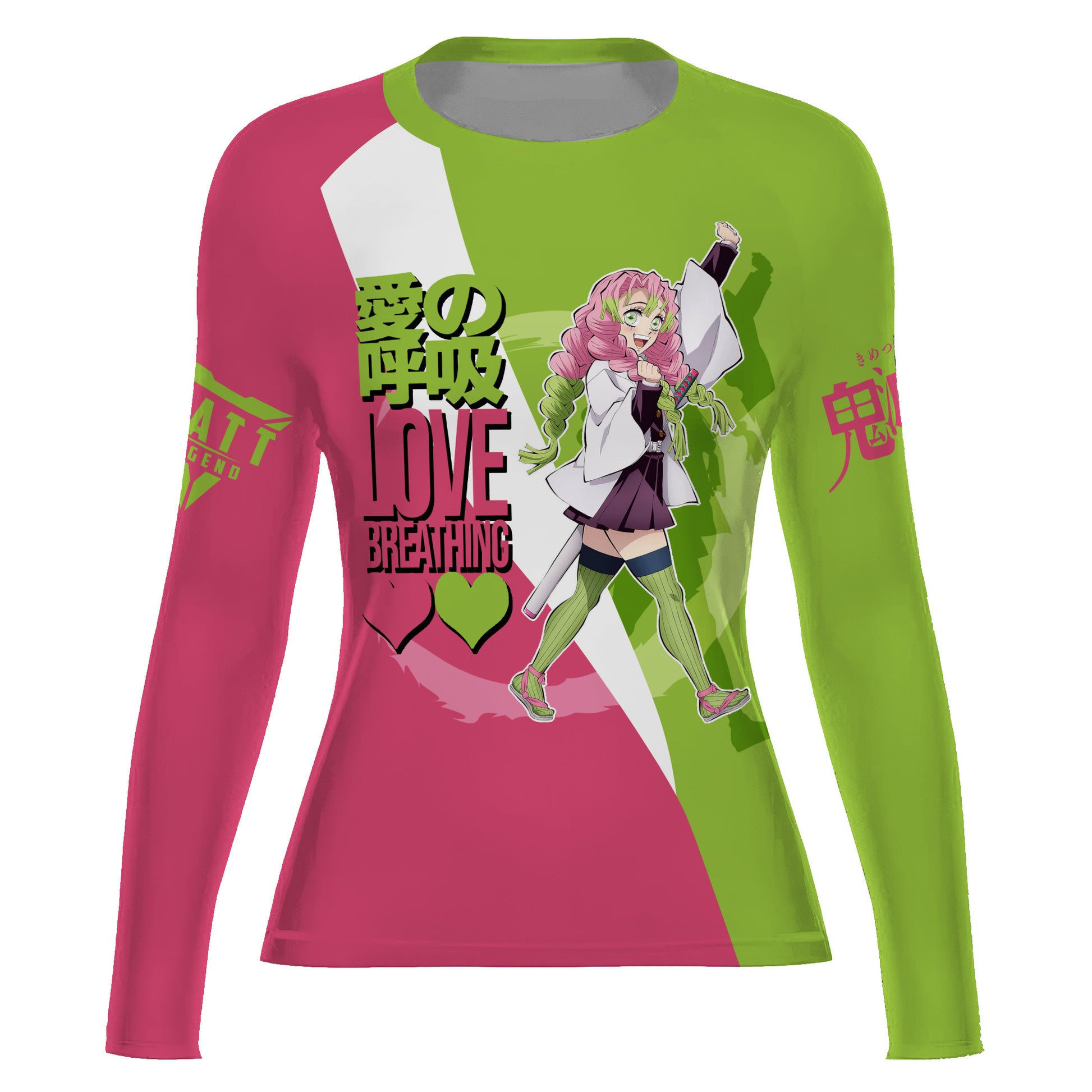 Demon Slayer Kanroji Mitsuri Rash Guard