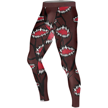 Demon Slayer Kibutsuji Muzan Men's Compression Leggings