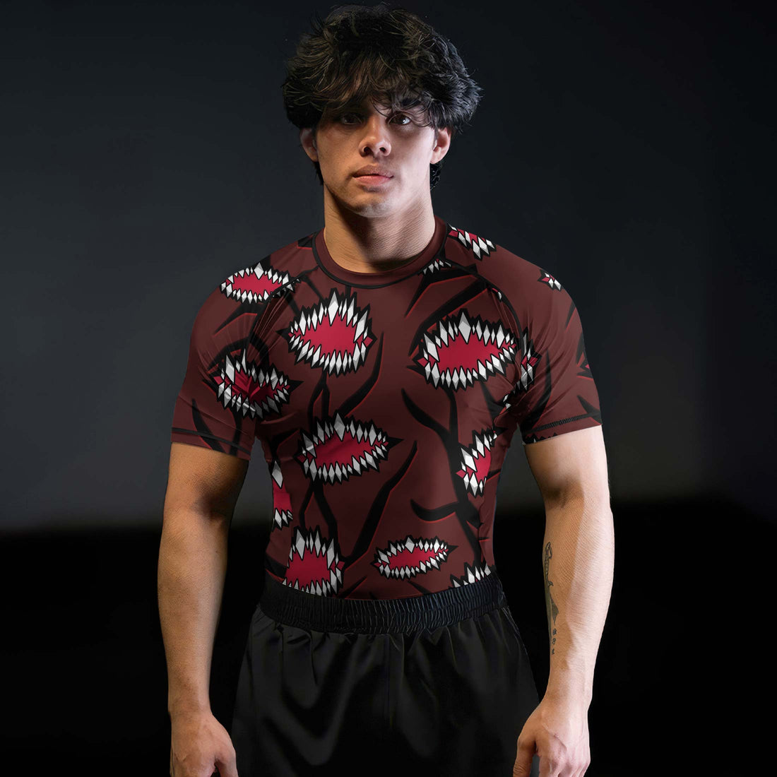 Demon Slayer Kibutsuji Muzan Rash Guard