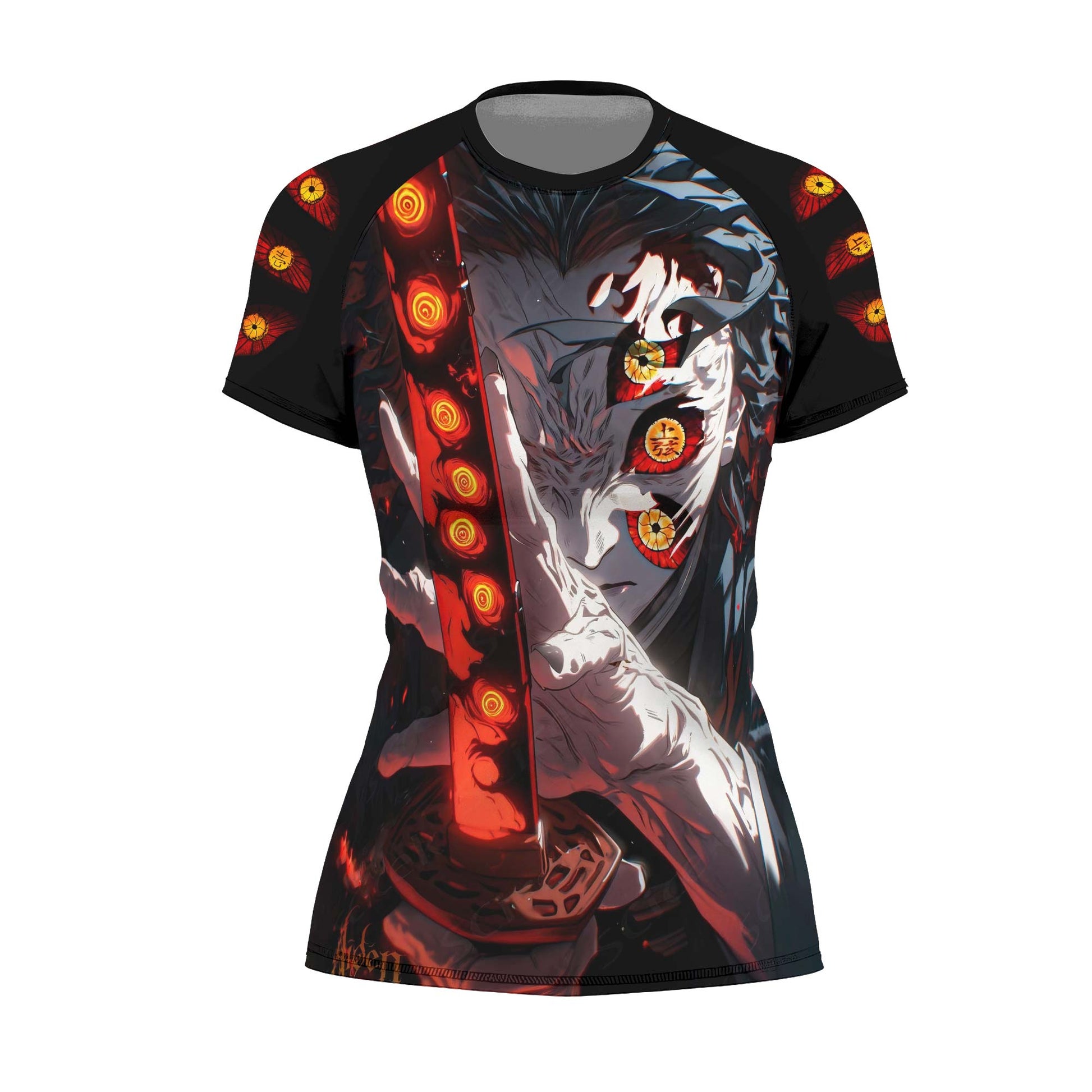 Demon Slayer Kokushibo Fallen Hashira Rash Guard