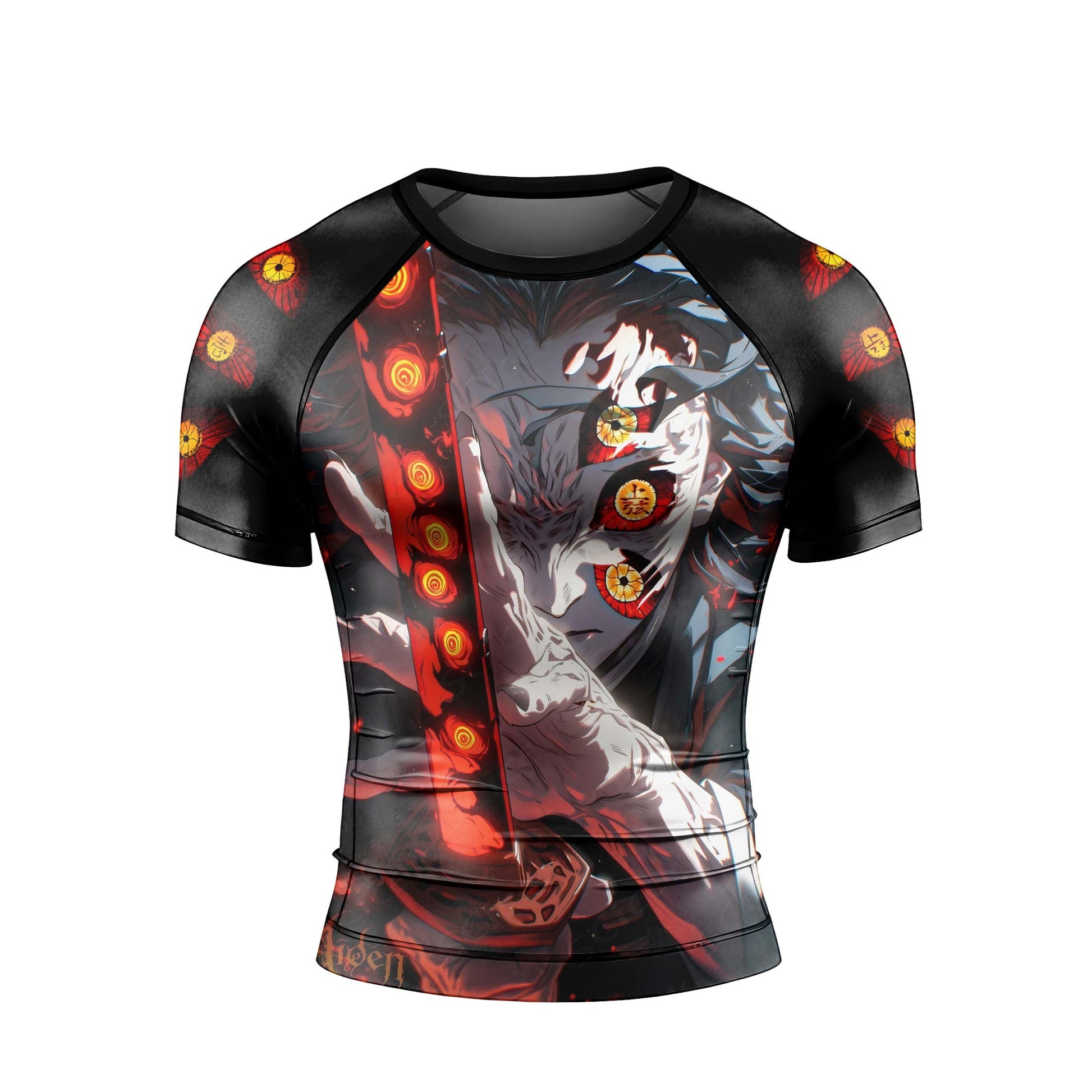 Demon Slayer Kokushibo Fallen Hashira Rash Guard