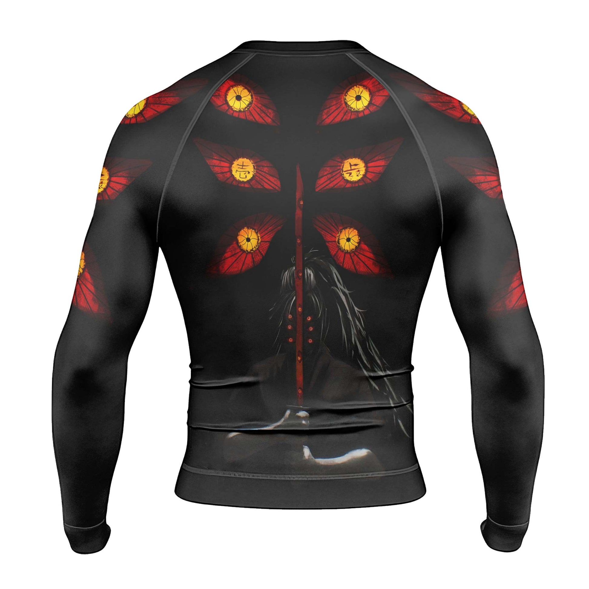 Demon Slayer Kokushibo Fallen Hashira Rash Guard