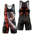 Demon Slayer Kokushibo Fallen Hashira Wrestling Singlet