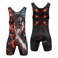 Demon Slayer Kokushibo Fallen Hashira Wrestling Singlet