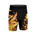 Demon Slayer Rengoku Flame Aura Compression Shorts