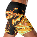 Demon Slayer Rengoku Flame Aura Compression Shorts