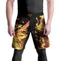 Demon Slayer Rengoku Flame Aura Fight Shorts