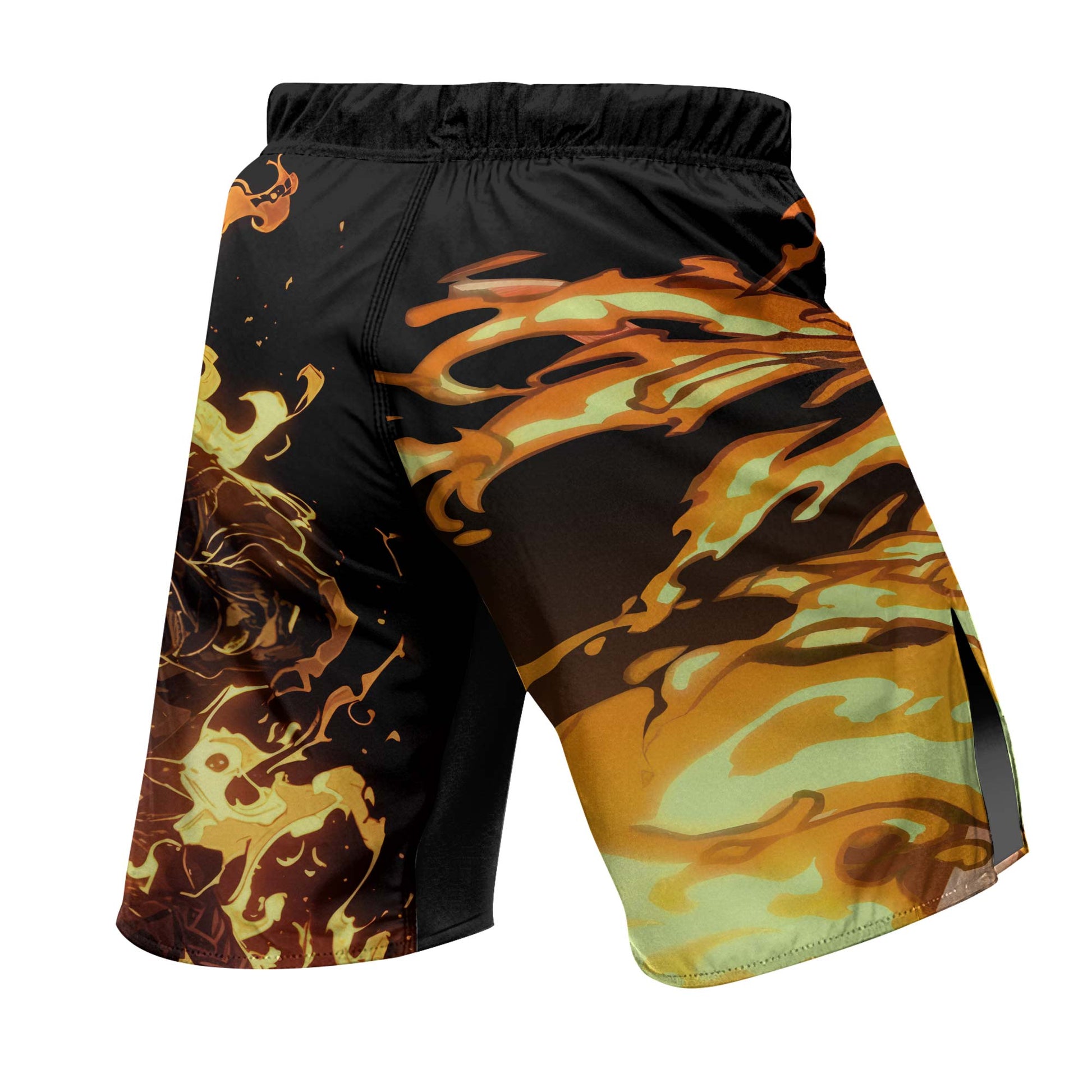Demon Slayer Rengoku Flame Aura Fight Shorts