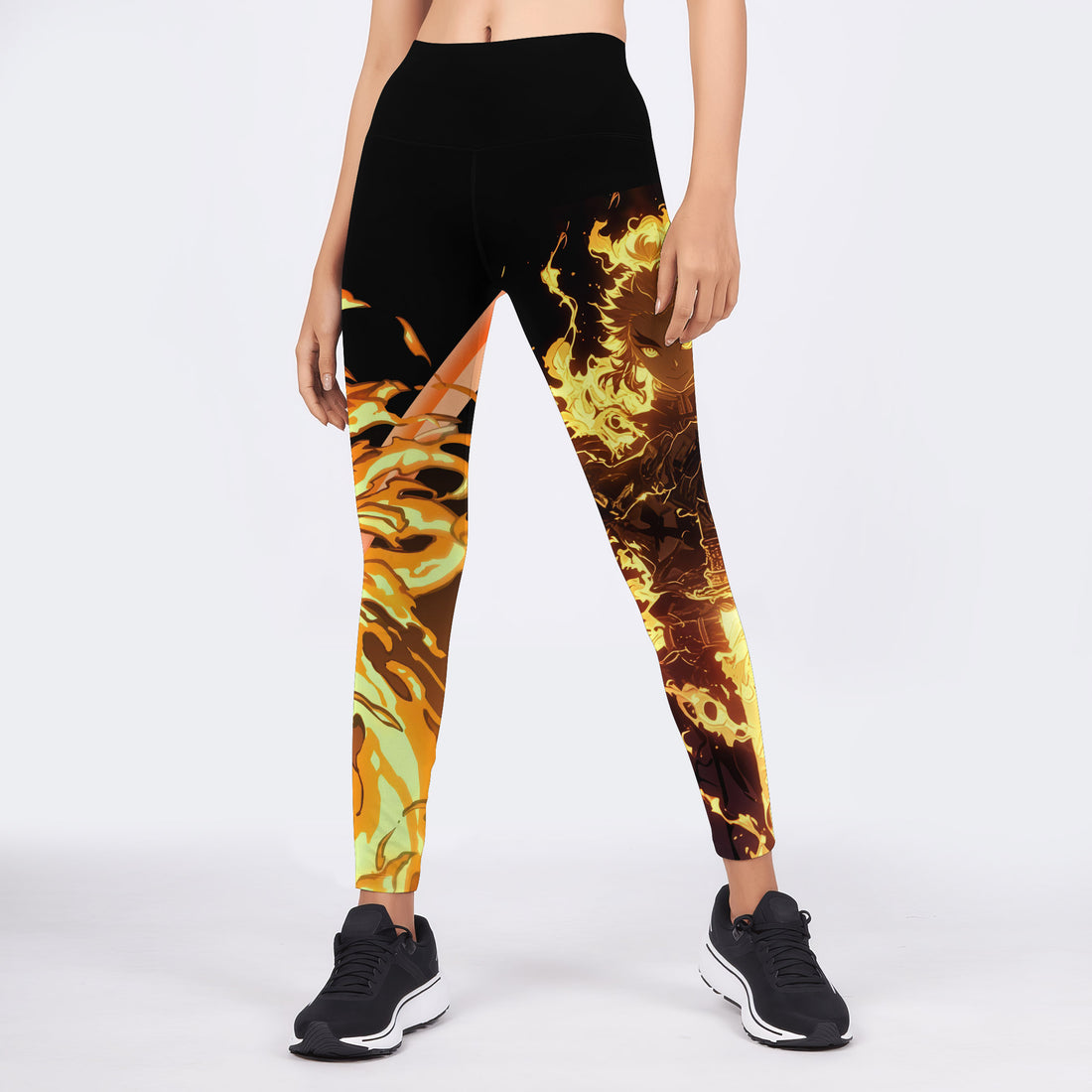 Demon Slayer Rengoku Flame Aura Leggings
