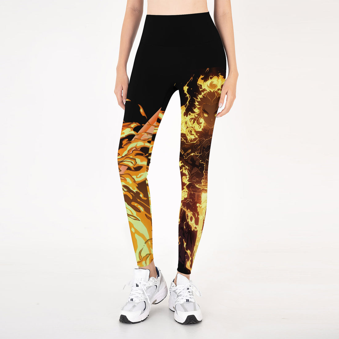 Demon Slayer Rengoku Flame Aura Leggings