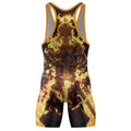 Demon Slayer Rengoku Flame Aura Wrestling Singlet