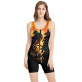Demon Slayer Rengoku Flame Aura Wrestling Singlet