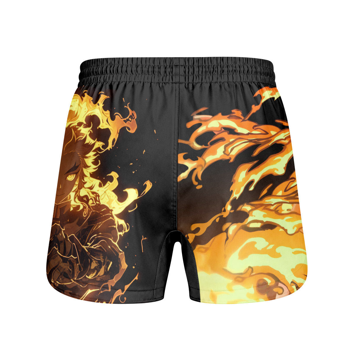 Demon Slayer Rengoku Flame Aura Grappling Shorts