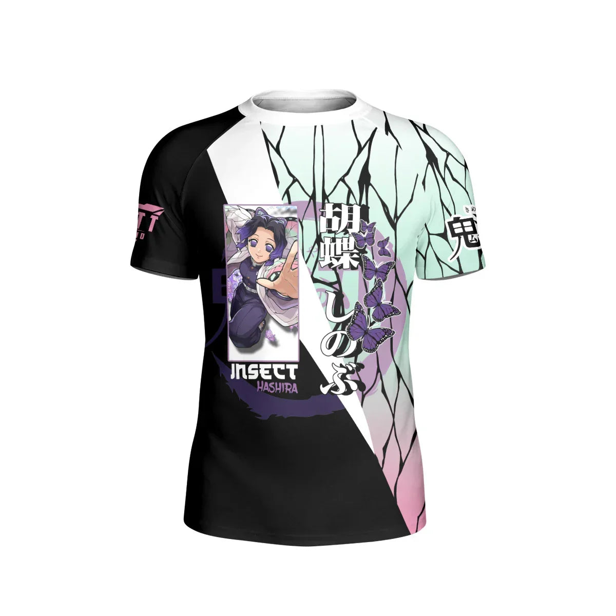 Demon Slayer Shinobu Kocho Kids Rash Guard