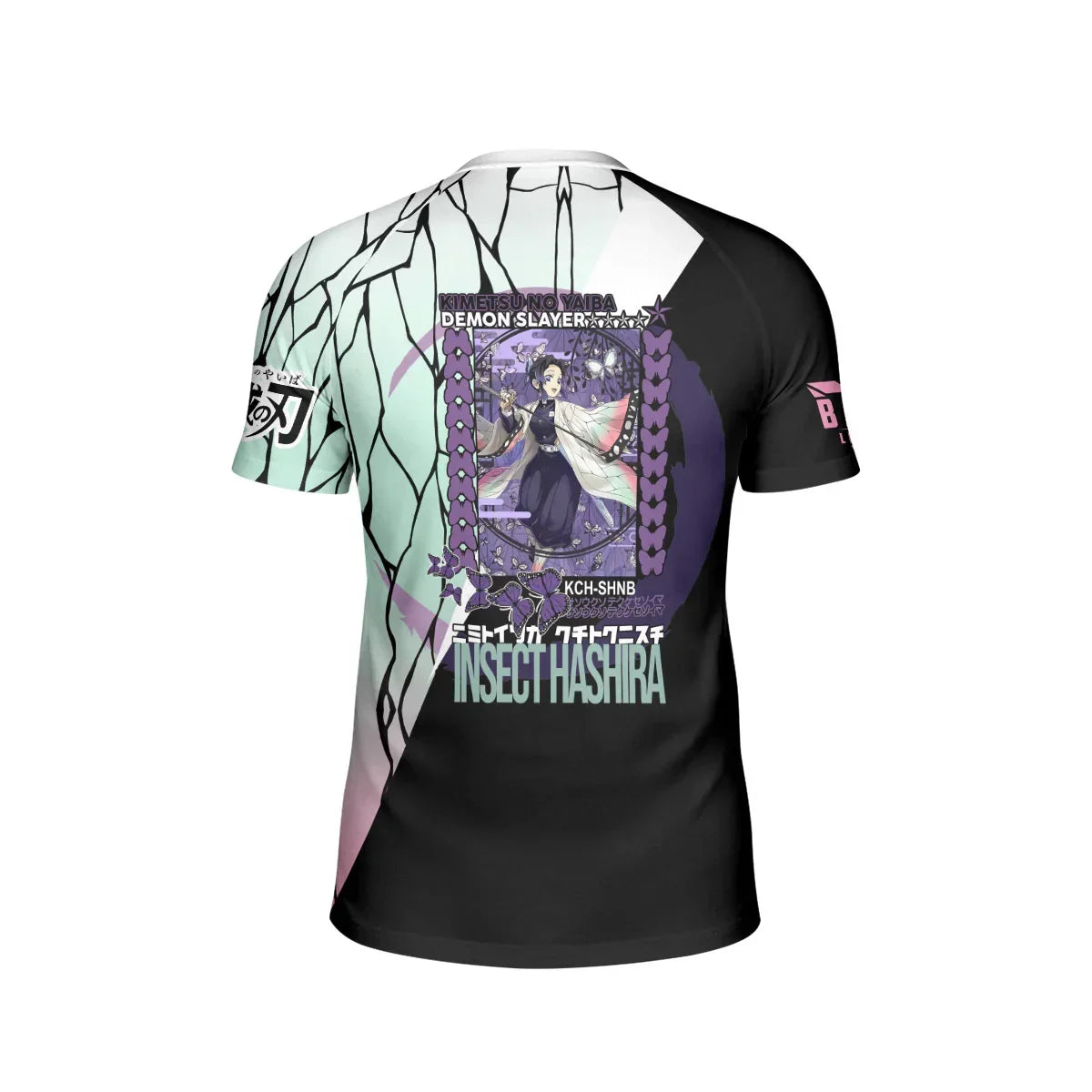 Demon Slayer Shinobu Kocho Kids Rash Guard