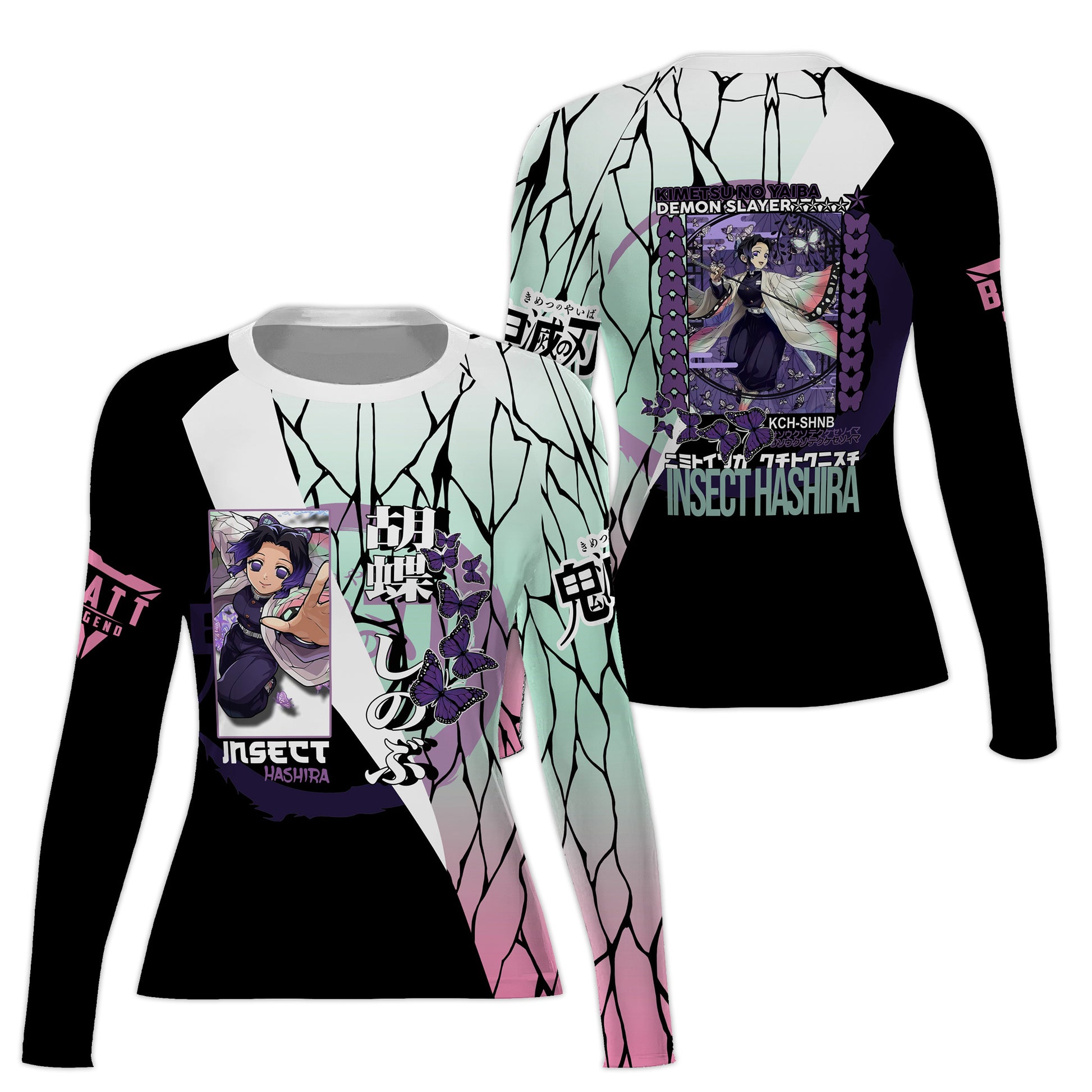 Demon Slayer Shinobu Kocho Rash Guard