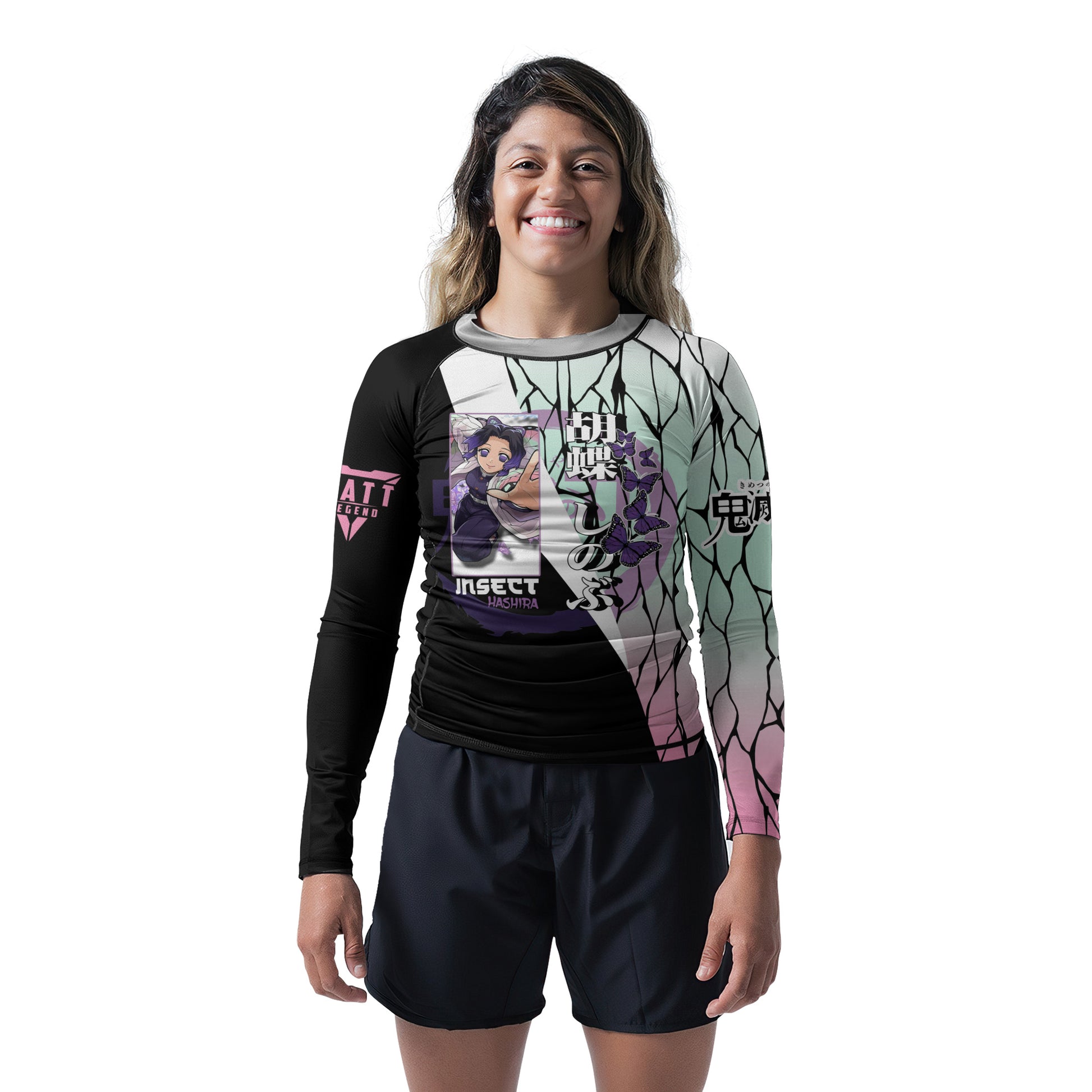 Demon Slayer Shinobu Kocho Rash Guard