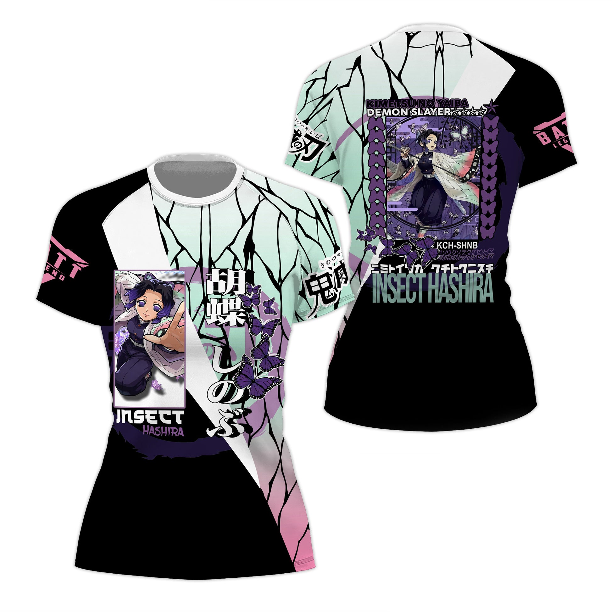 Demon Slayer Shinobu Kocho Rash Guard