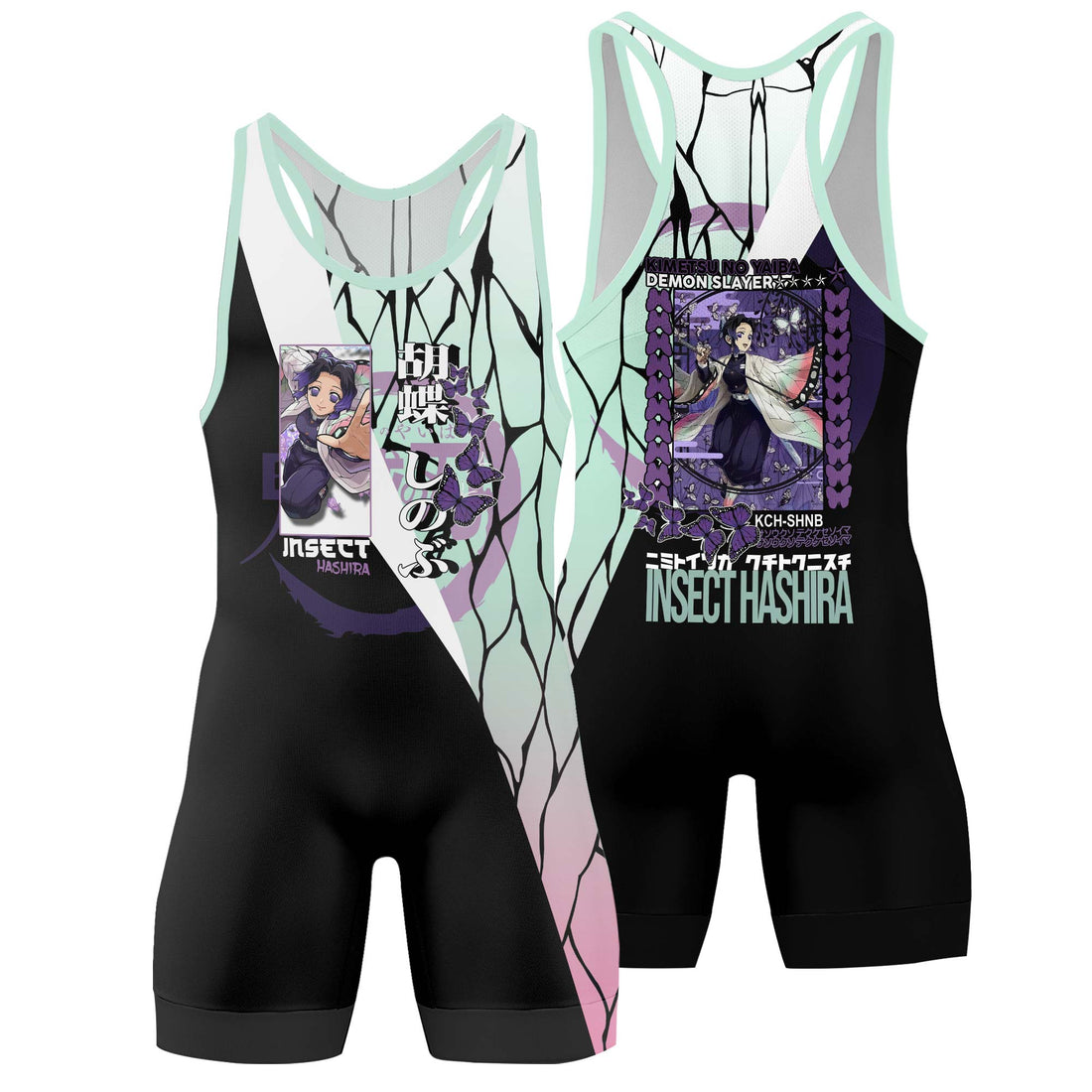 Demon Slayer Shinobu Kocho Wrestling Singlet