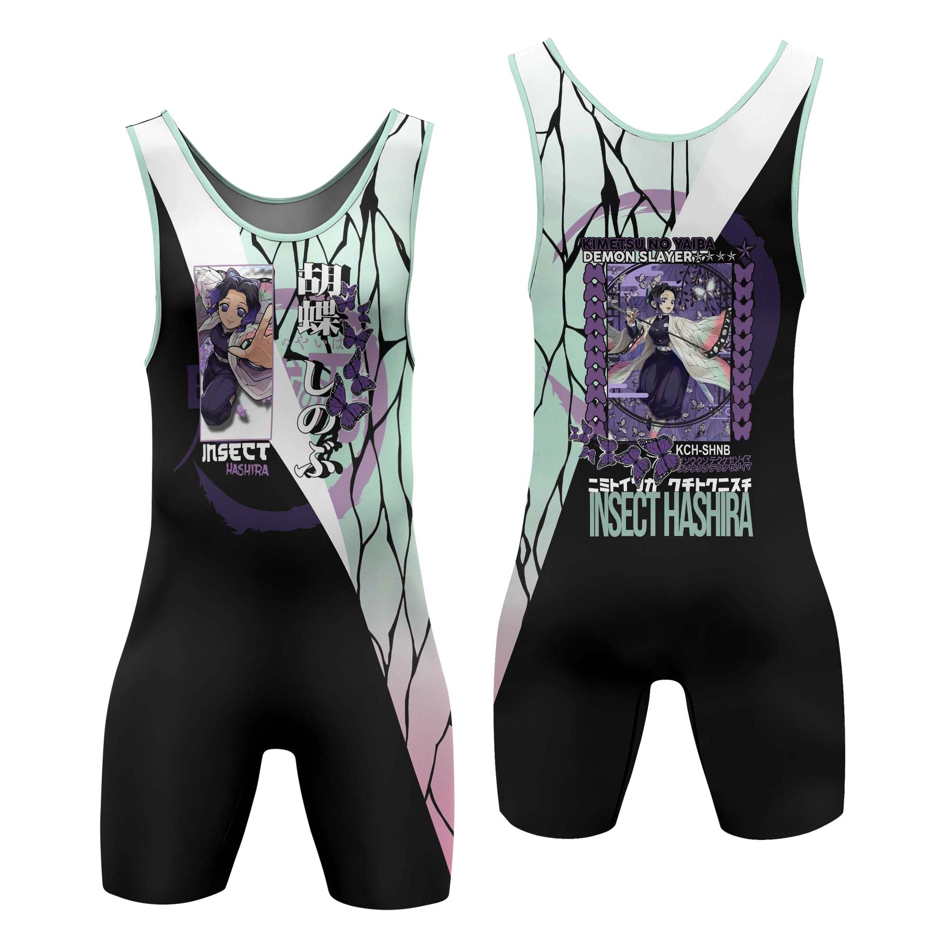 Demon Slayer Shinobu Kocho Wrestling Singlet