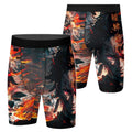 Demon Slayer Tanjiro Flame God Aura Compression Shorts