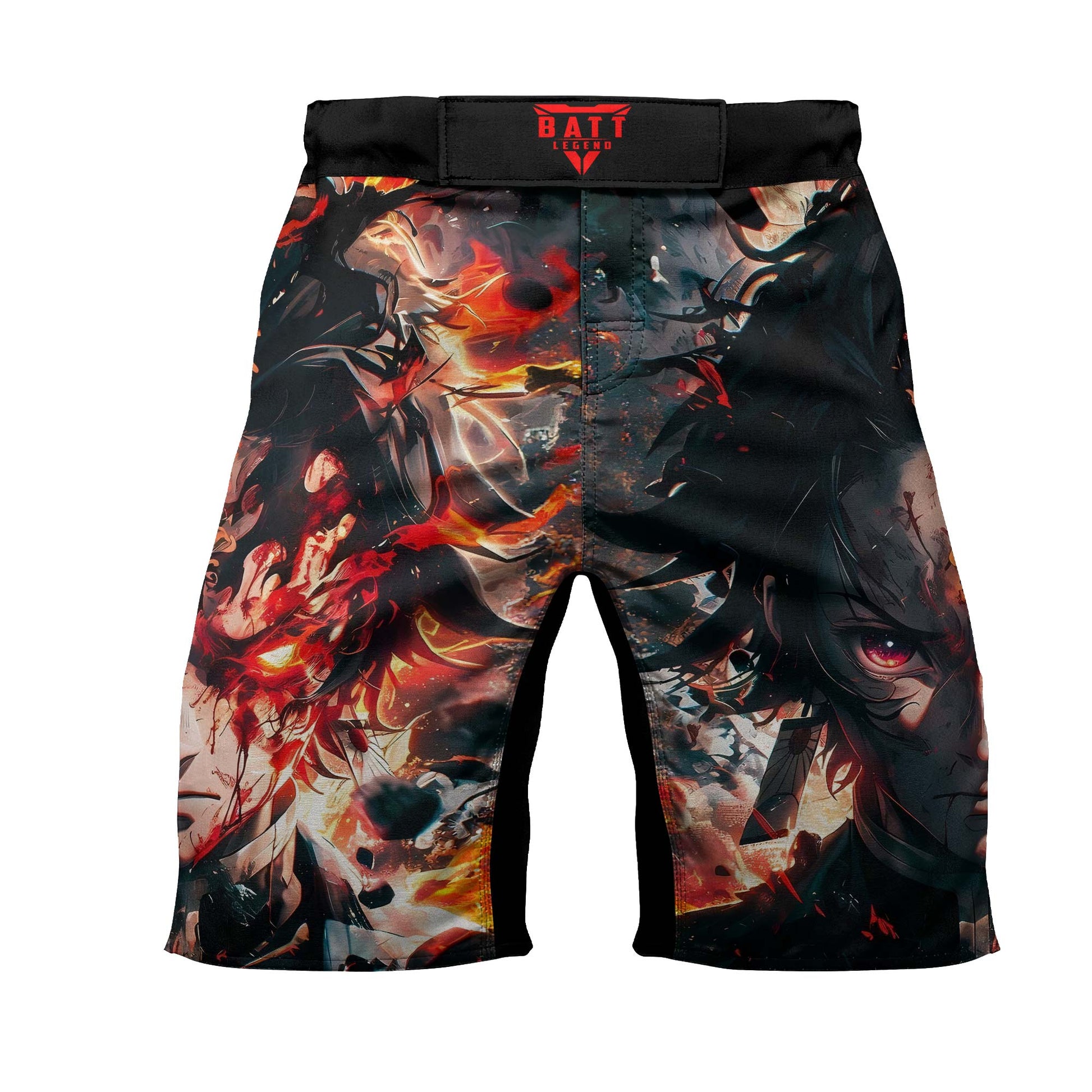 Demon Slayer Tanjiro Flame God Aura Fight Shorts