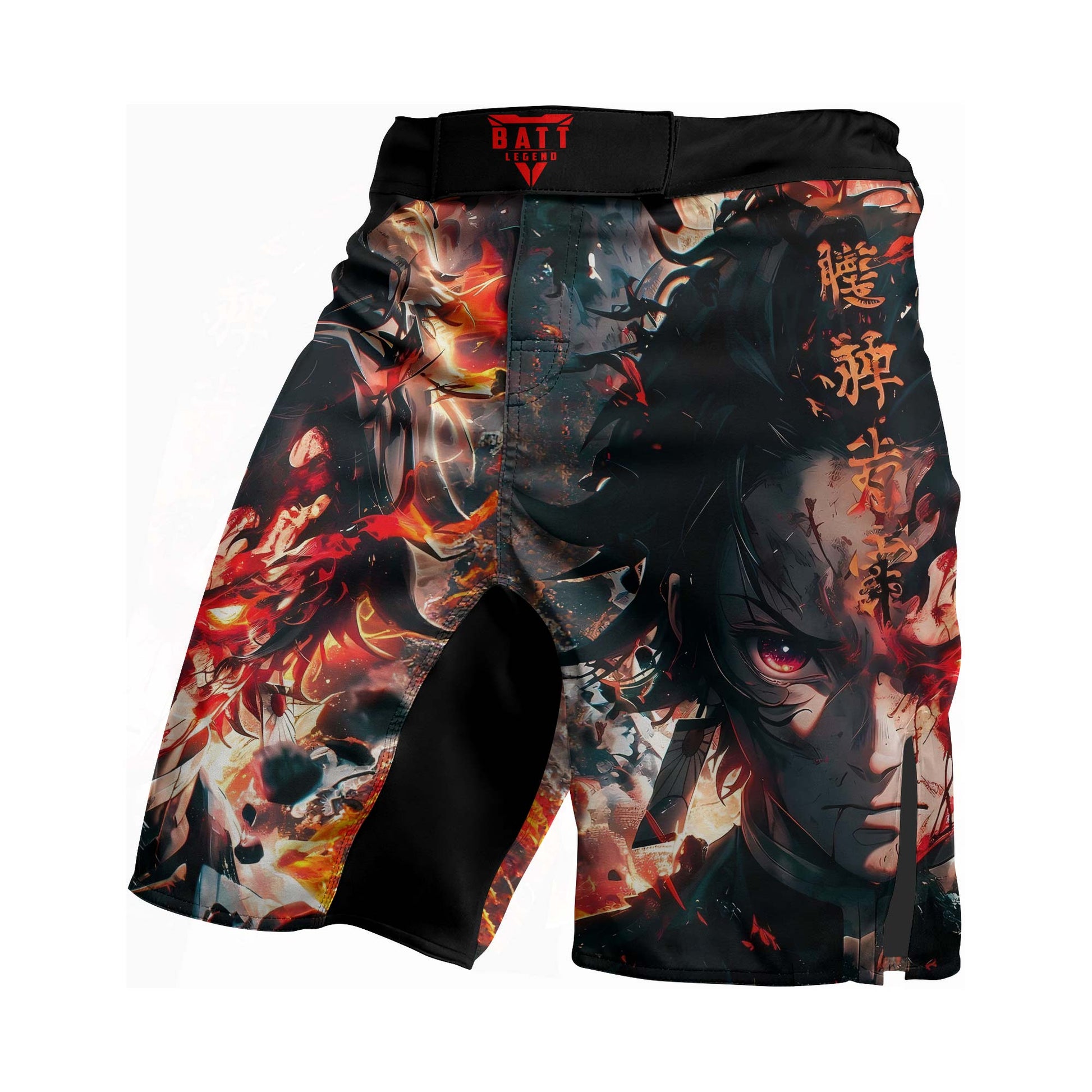 Demon Slayer Tanjiro Flame God Aura Fight Shorts
