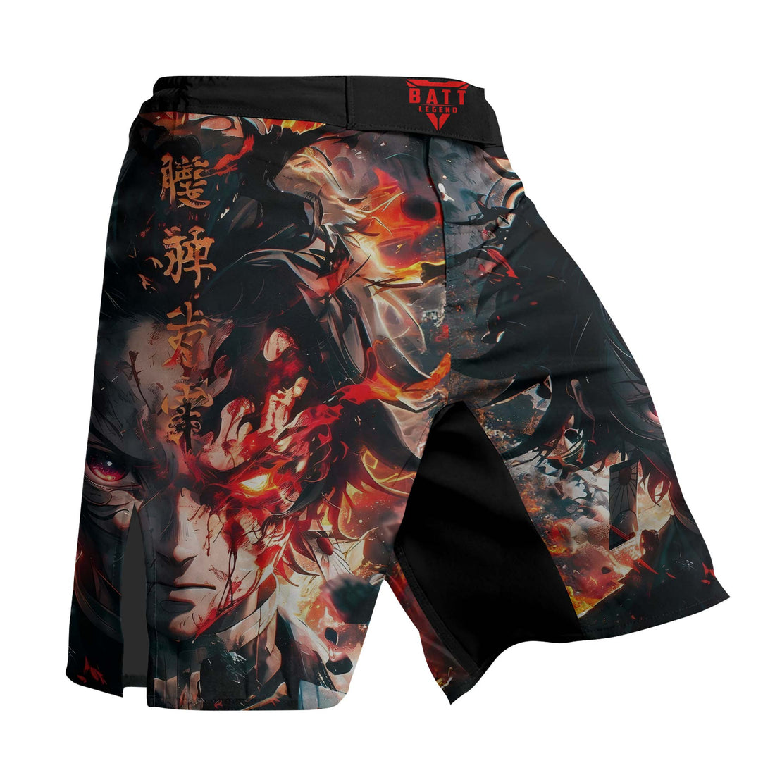 Demon Slayer Tanjiro Flame God Aura Fight Shorts