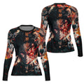 Demon Slayer Tanjiro Flame God Aura Rash Guard