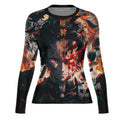 Demon Slayer Tanjiro Flame God Aura Rash Guard