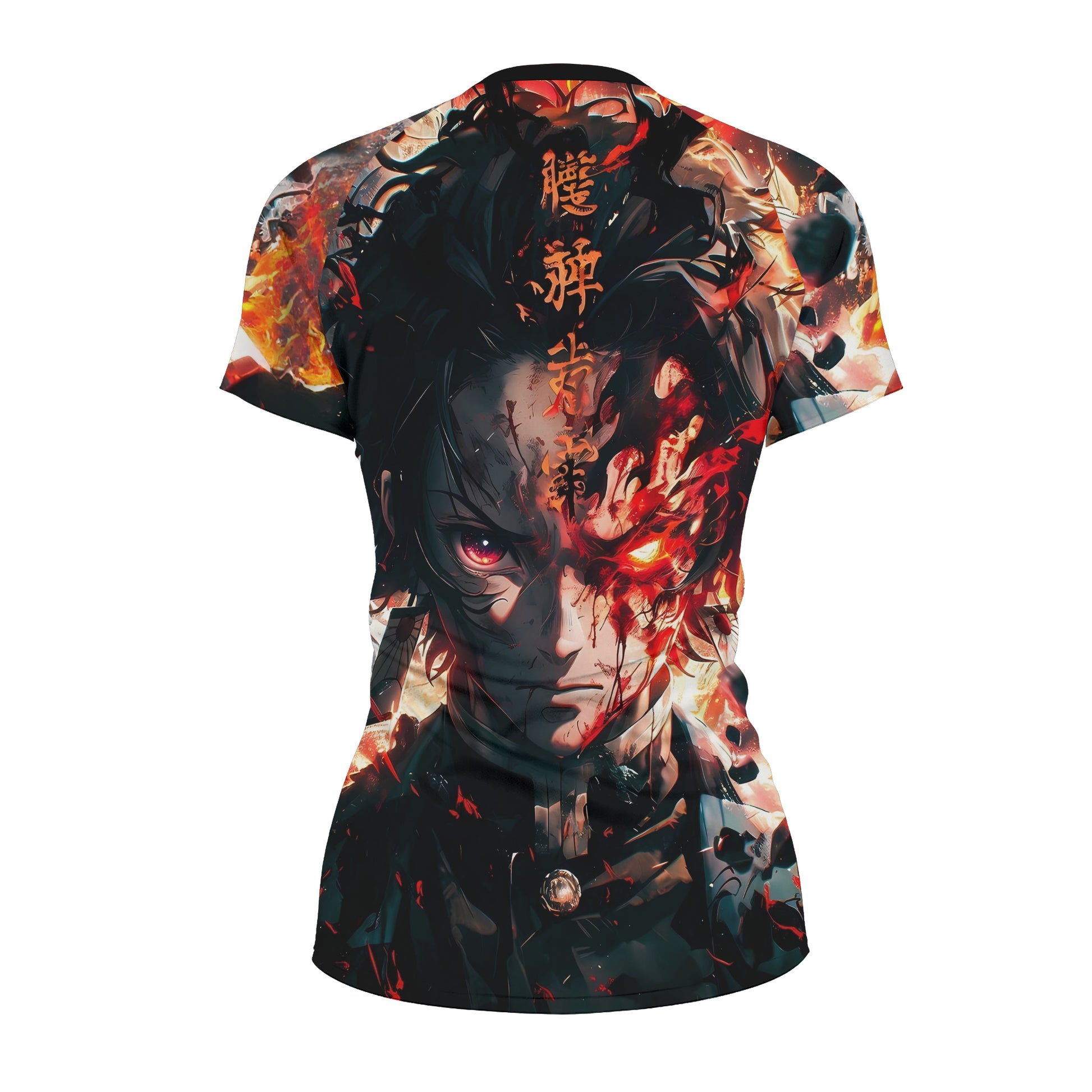 Demon Slayer Tanjiro Flame God Aura Rash Guard