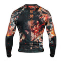 Demon Slayer Tanjiro Flame God Aura Rash Guard